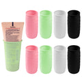 8Pcs Silicone Elastic Toiletries Covers