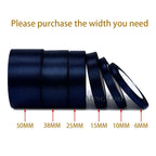 Satin Ribbon - 22M (6mm, 10mm, 15mm, 25mm, 38mm or 50mm)