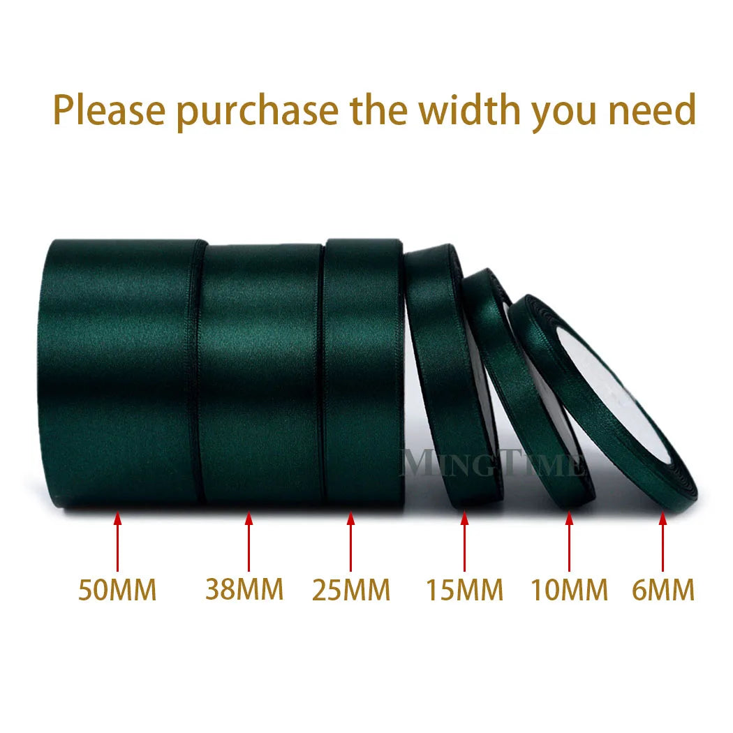 Satin Ribbon - 22M (6mm, 10mm, 15mm, 25mm, 38mm or 50mm)