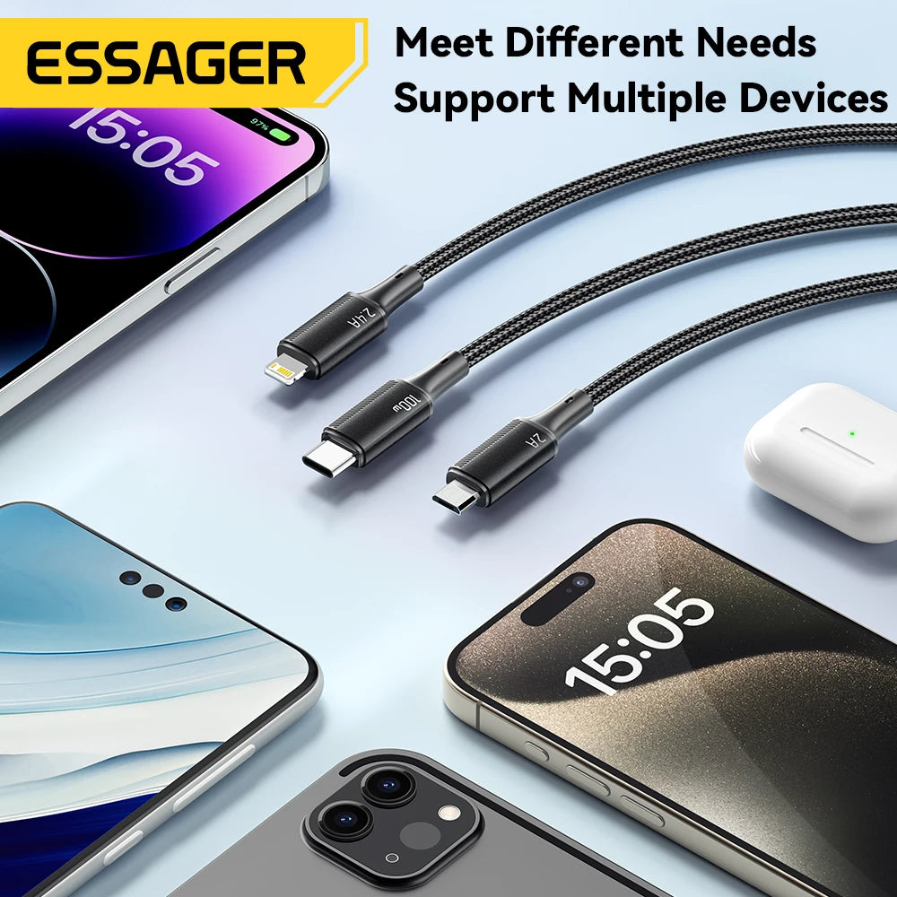 Essager 3in1 Charging Cable