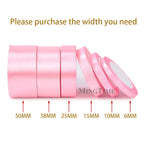 Satin Ribbon - 22M (6mm, 10mm, 15mm, 25mm, 38mm or 50mm)