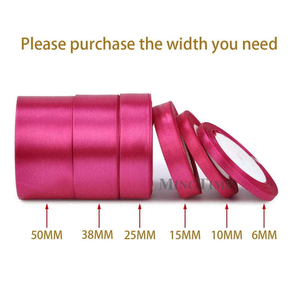 Satin Ribbon - 22M (6mm, 10mm, 15mm, 25mm, 38mm or 50mm)