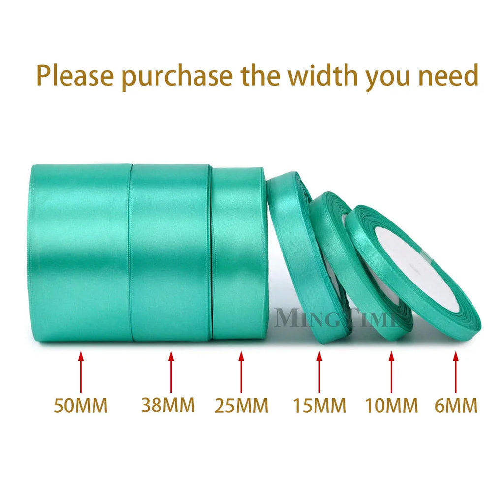 Satin Ribbon - 22M (6mm, 10mm, 15mm, 25mm, 38mm or 50mm)