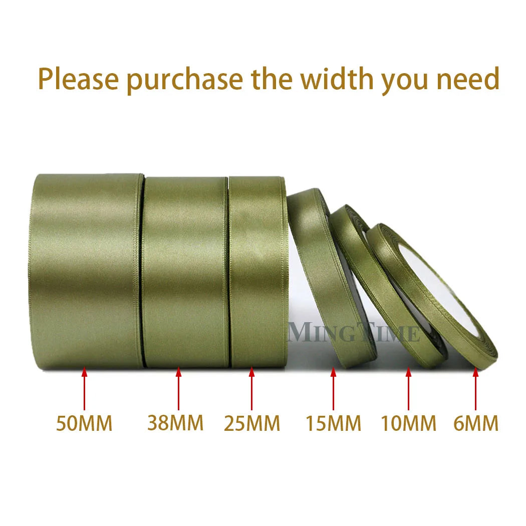 Satin Ribbon - 22M (6mm, 10mm, 15mm, 25mm, 38mm or 50mm)