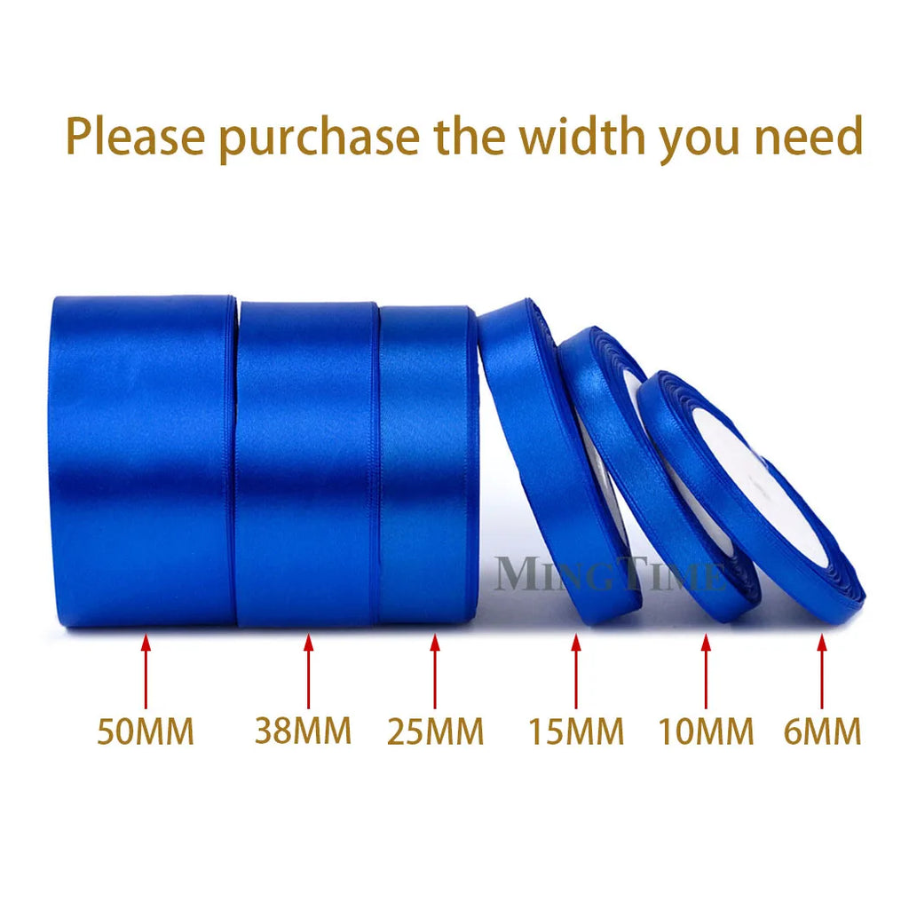 Satin Ribbon - 22M (6mm, 10mm, 15mm, 25mm, 38mm or 50mm)