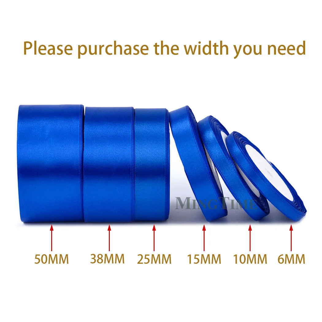 Satin Ribbon - 22M (6mm, 10mm, 15mm, 25mm, 38mm or 50mm)