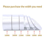 Satin Ribbon - 22M (6mm, 10mm, 15mm, 25mm, 38mm or 50mm)