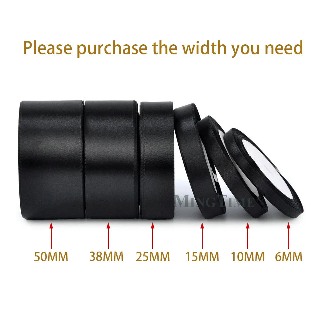 Satin Ribbon - 22M (6mm, 10mm, 15mm, 25mm, 38mm or 50mm)