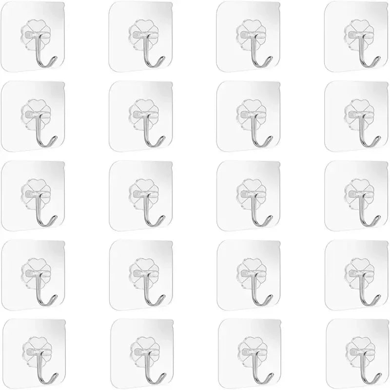 Clear PVC Multi-purpose Hooks