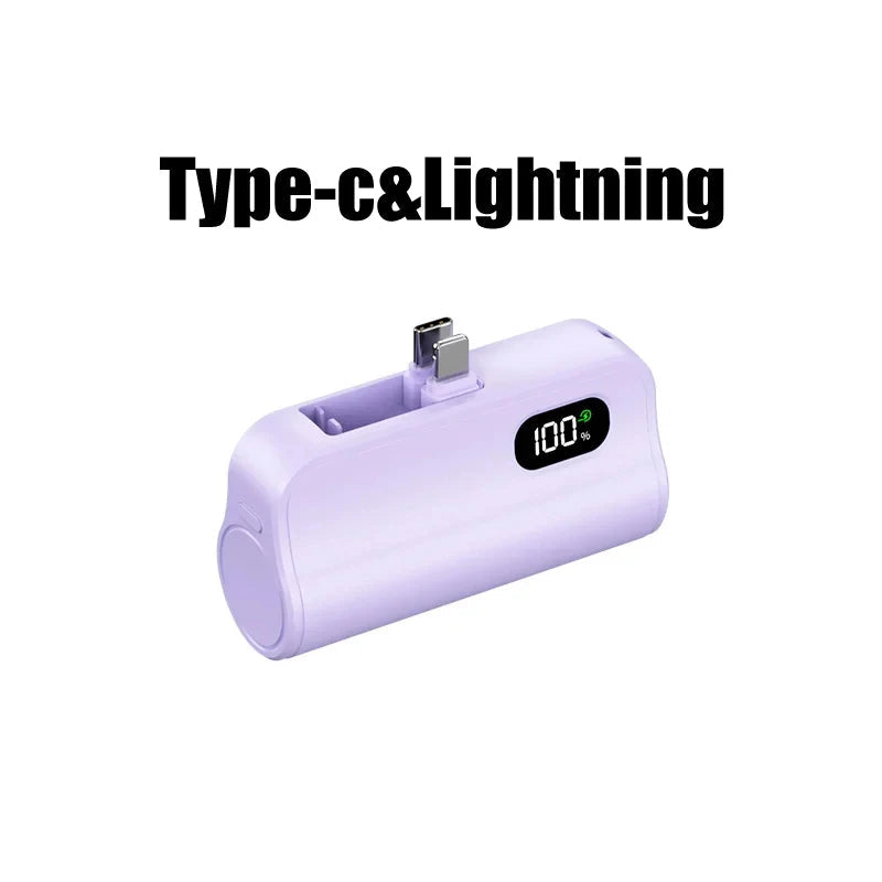 Mini Portable Travel Power Bank 5000mAh