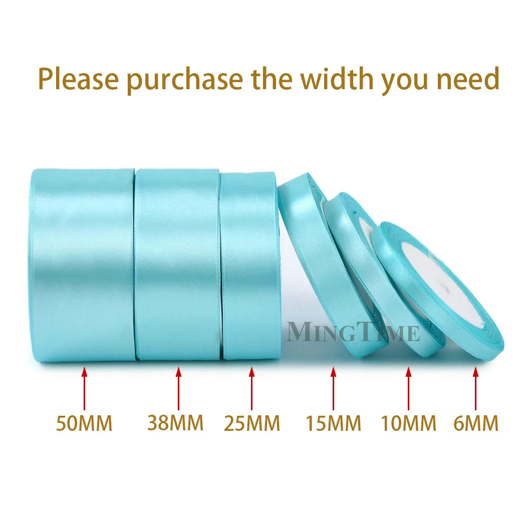 Satin Ribbon - 22M (6mm, 10mm, 15mm, 25mm, 38mm or 50mm)