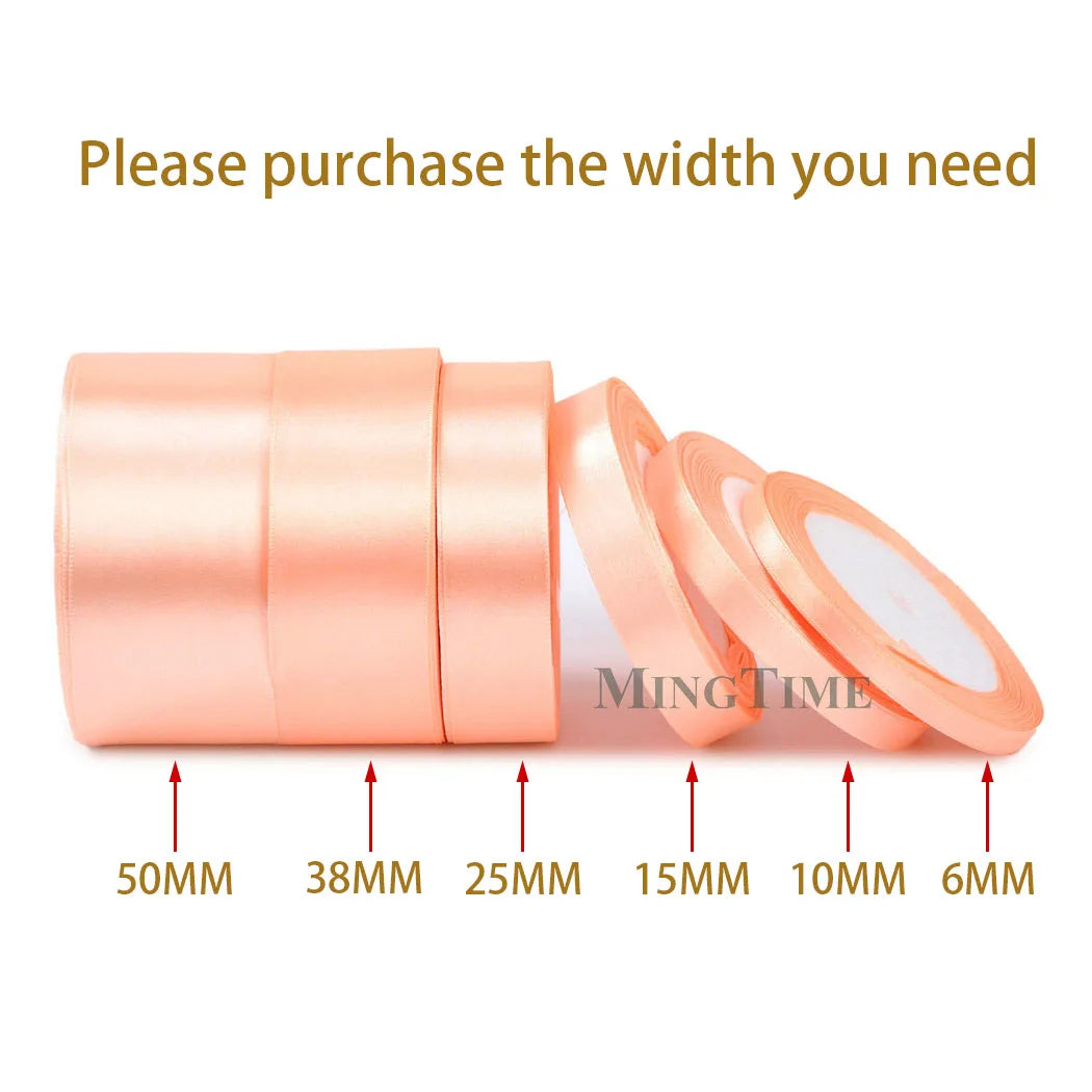 Satin Ribbon - 22M (6mm, 10mm, 15mm, 25mm, 38mm or 50mm)