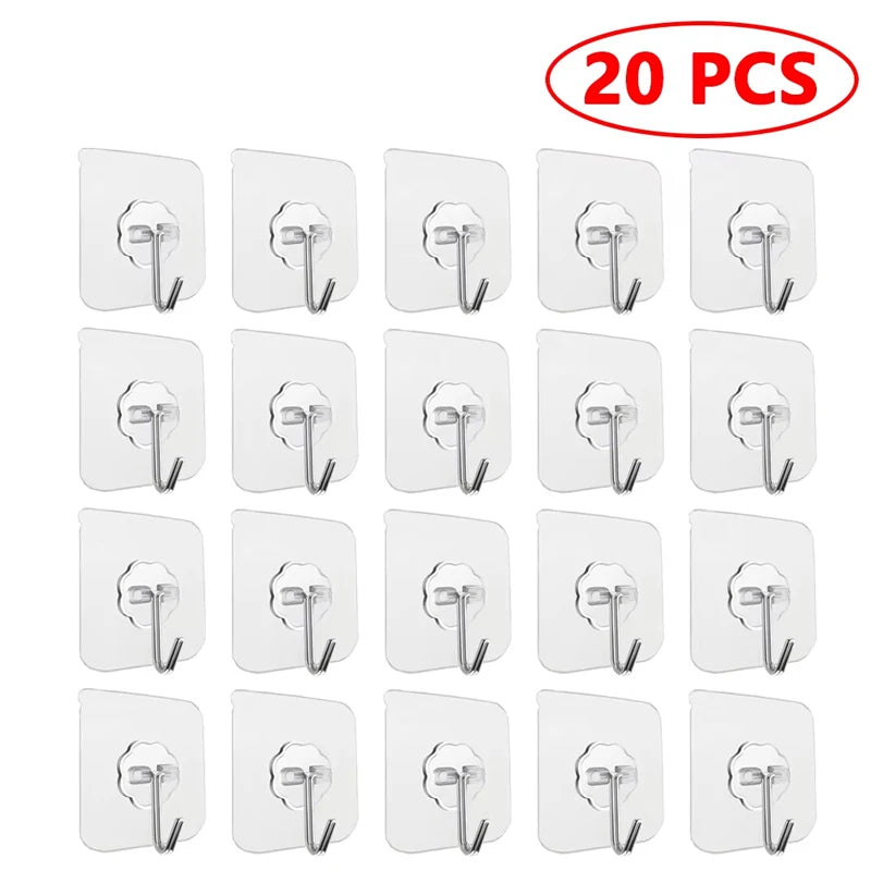 Clear PVC Multi-purpose Hooks