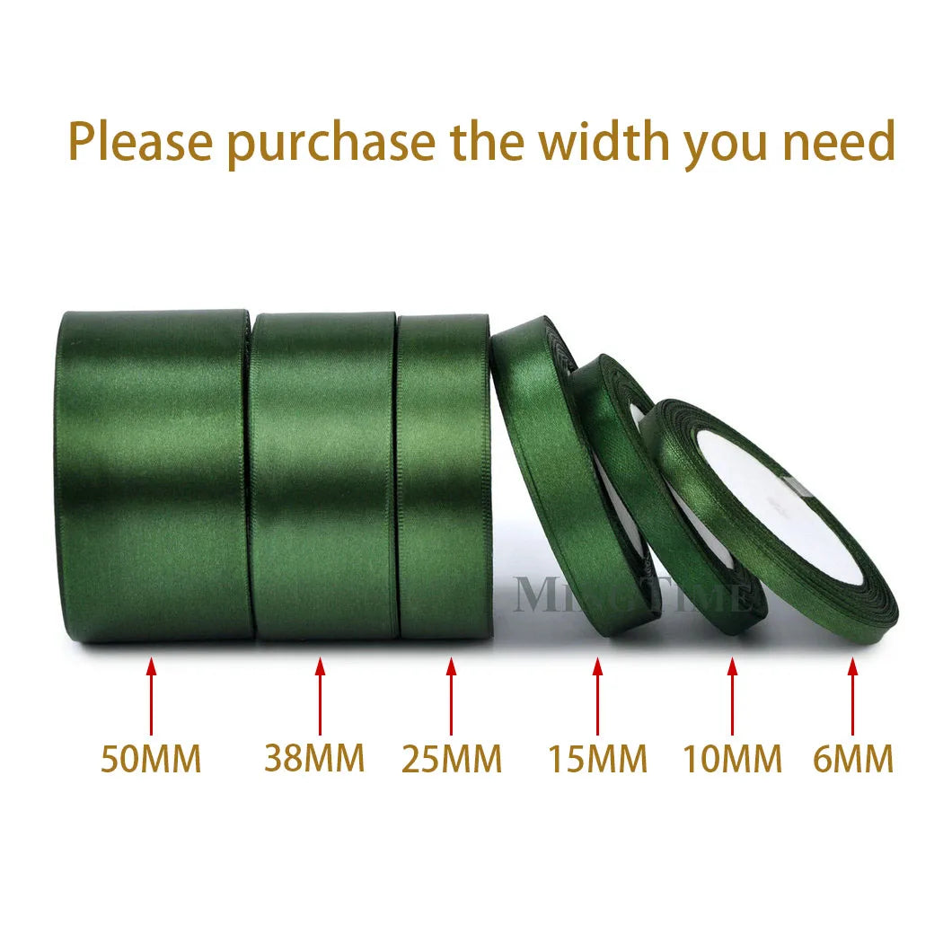 Satin Ribbon - 22M (6mm, 10mm, 15mm, 25mm, 38mm or 50mm)