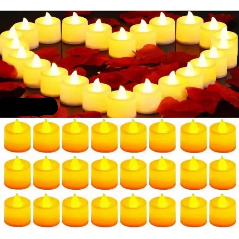 LED Candles 200+ Running Hours - 24PCS, 48PCS, 72PCS