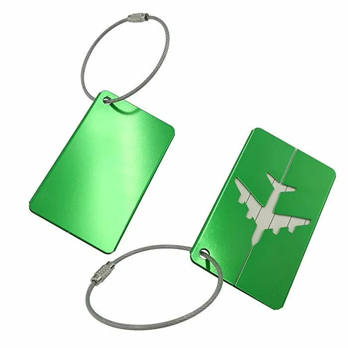 Aluminium Suitcase Tag Coloured