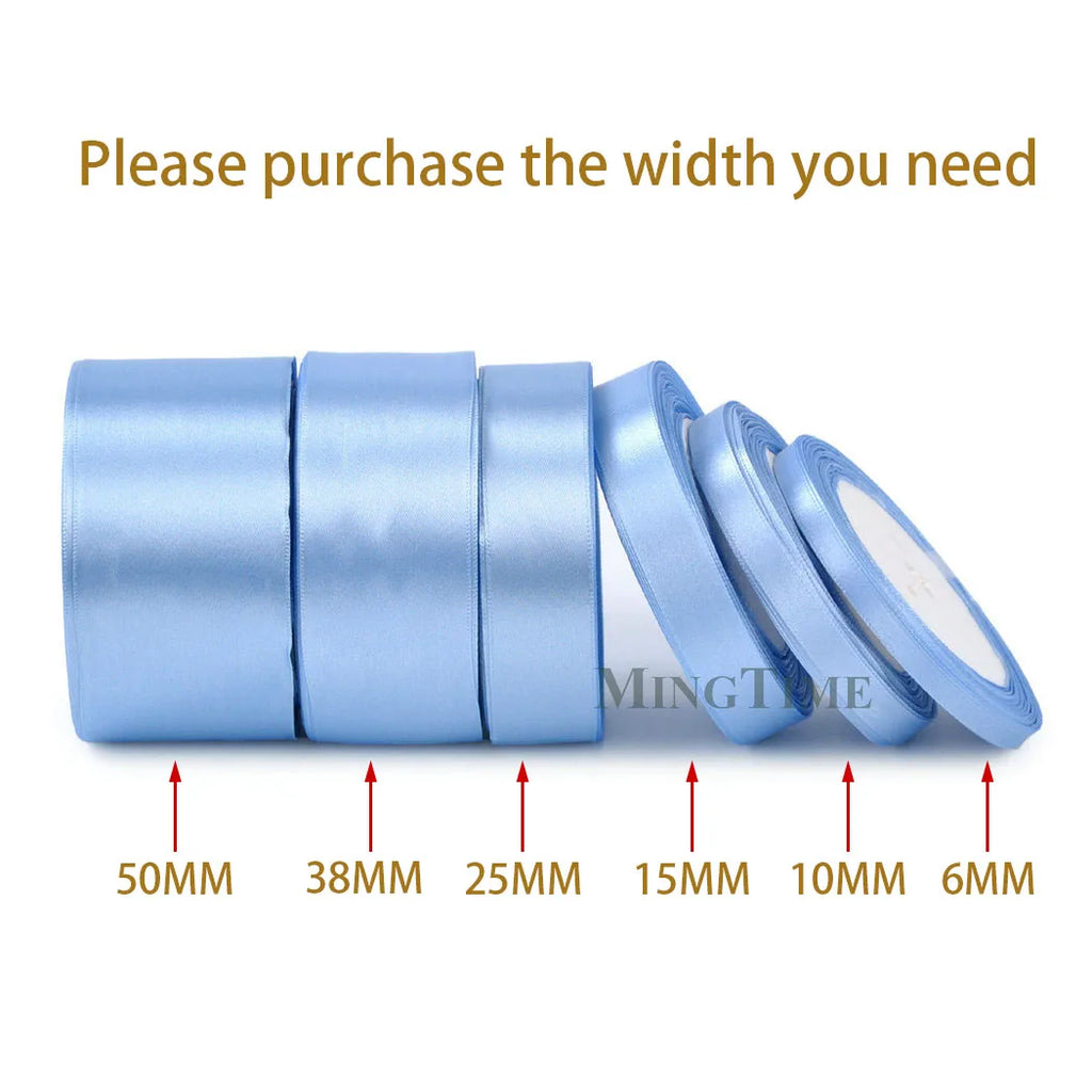 Satin Ribbon - 22M (6mm, 10mm, 15mm, 25mm, 38mm or 50mm)