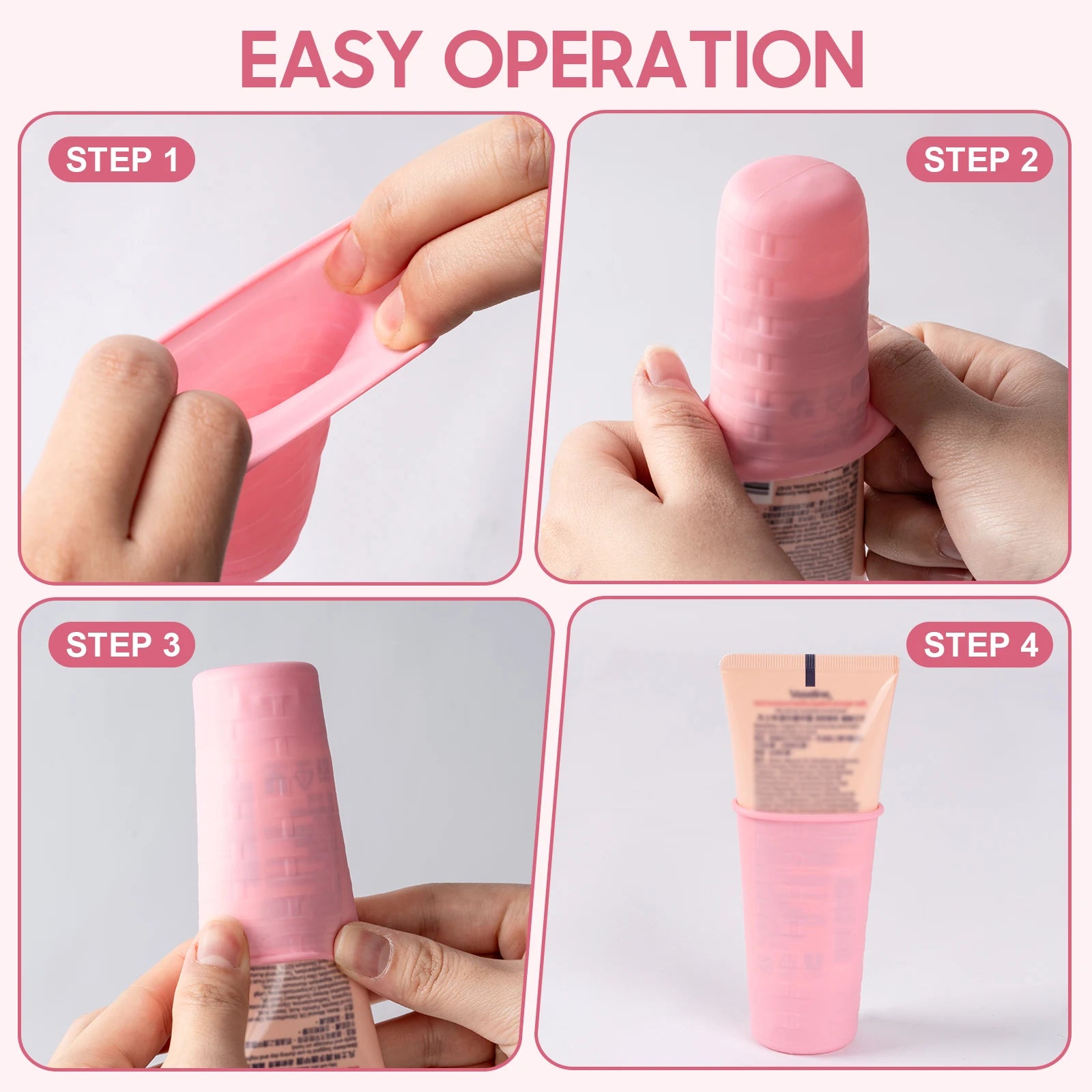 8Pcs Silicone Elastic Toiletries Covers