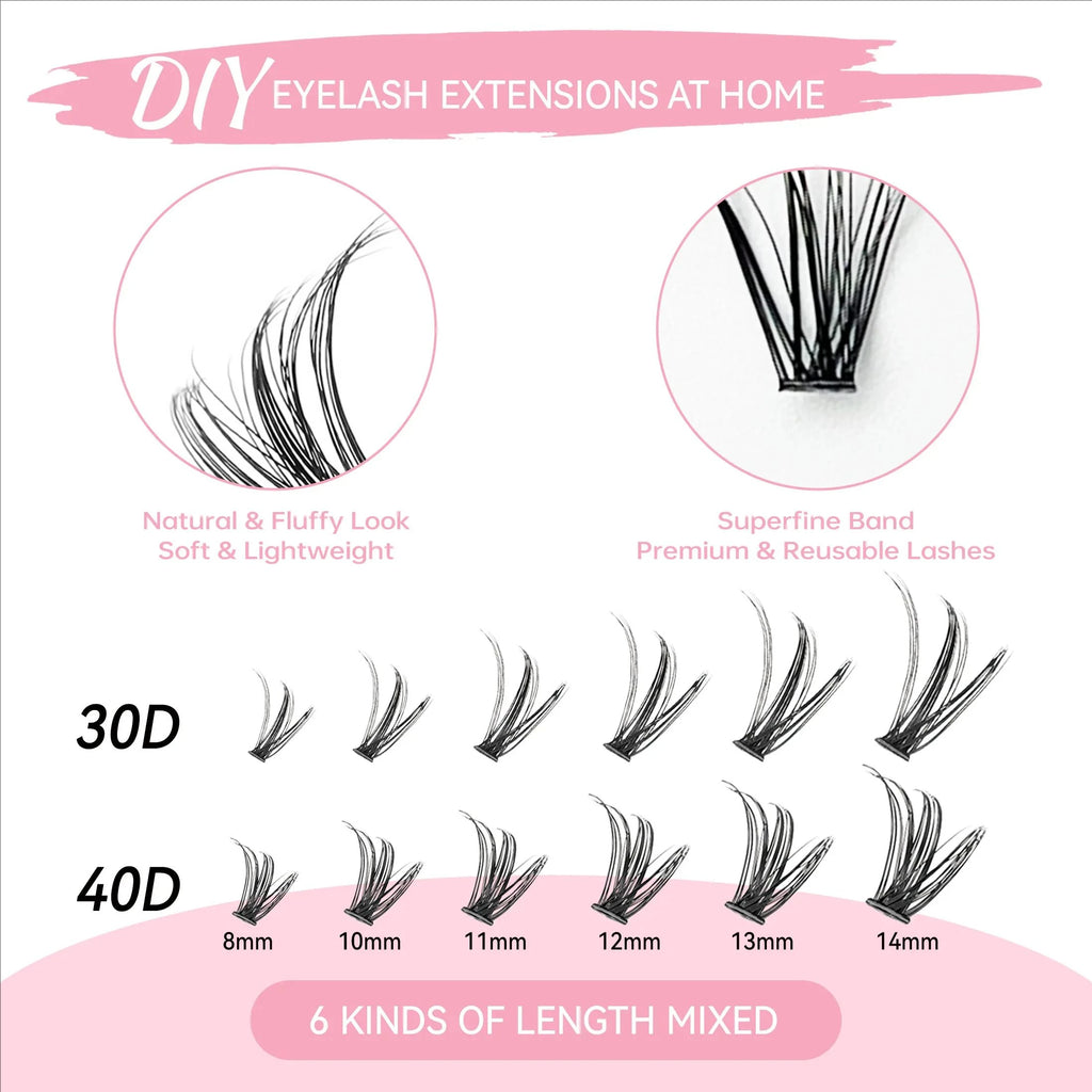 DIY Cluster Lash Kit – Salon Lashes at Home