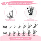 DIY Cluster Lash Kit – Salon Lashes at Home