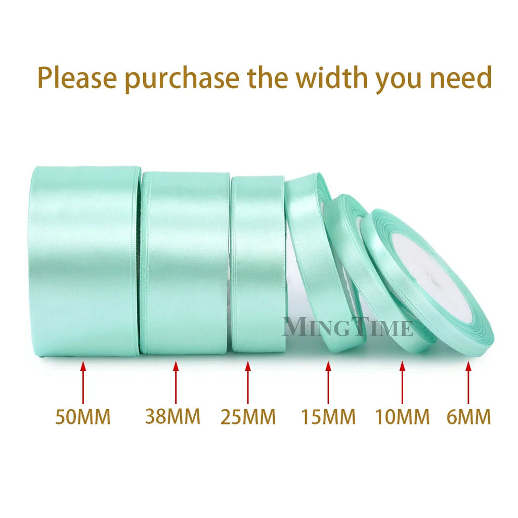 Satin Ribbon - 22M (6mm, 10mm, 15mm, 25mm, 38mm or 50mm)