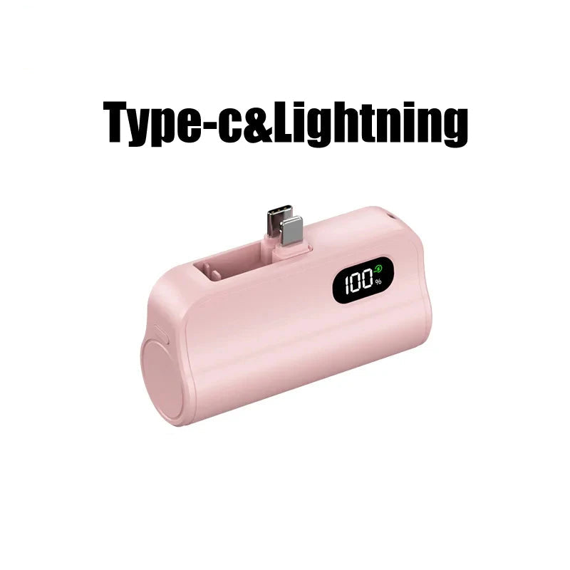 Mini Portable Travel Power Bank 5000mAh