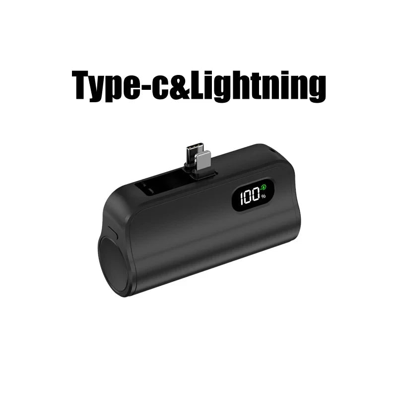 Mini Portable Travel Power Bank 5000mAh