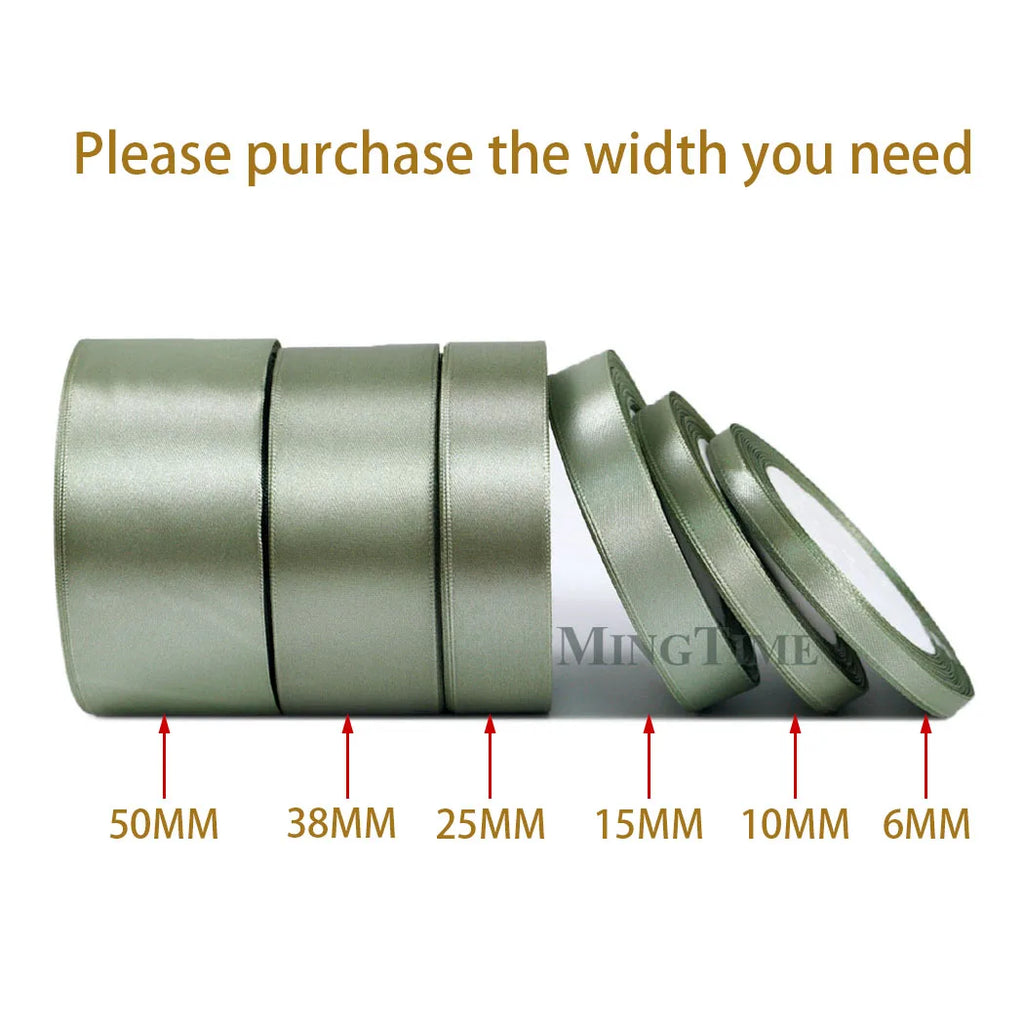 Satin Ribbon - 22M (6mm, 10mm, 15mm, 25mm, 38mm or 50mm)