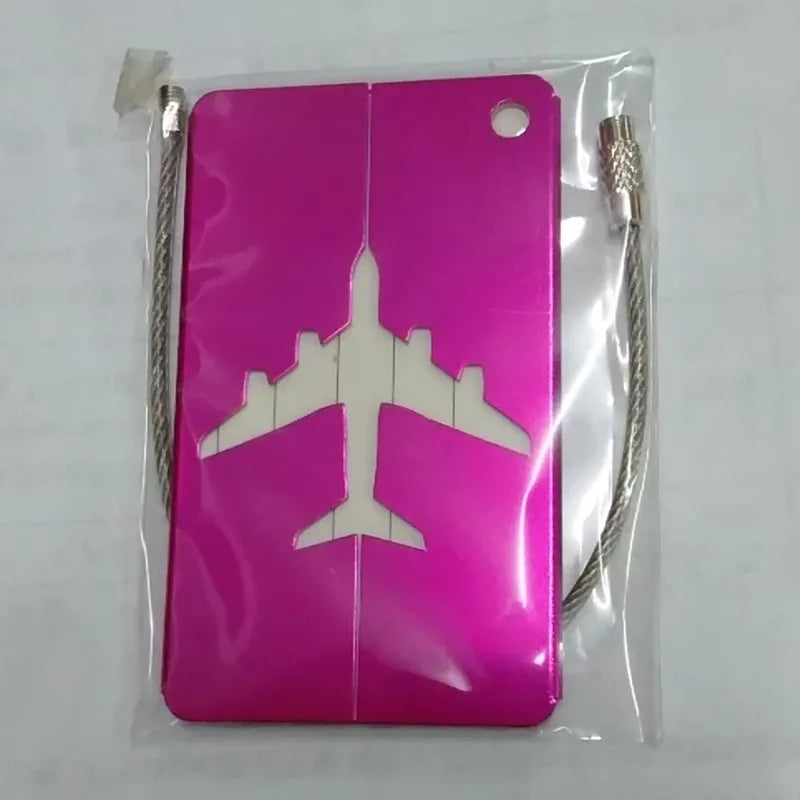Aluminium Suitcase Tag Coloured
