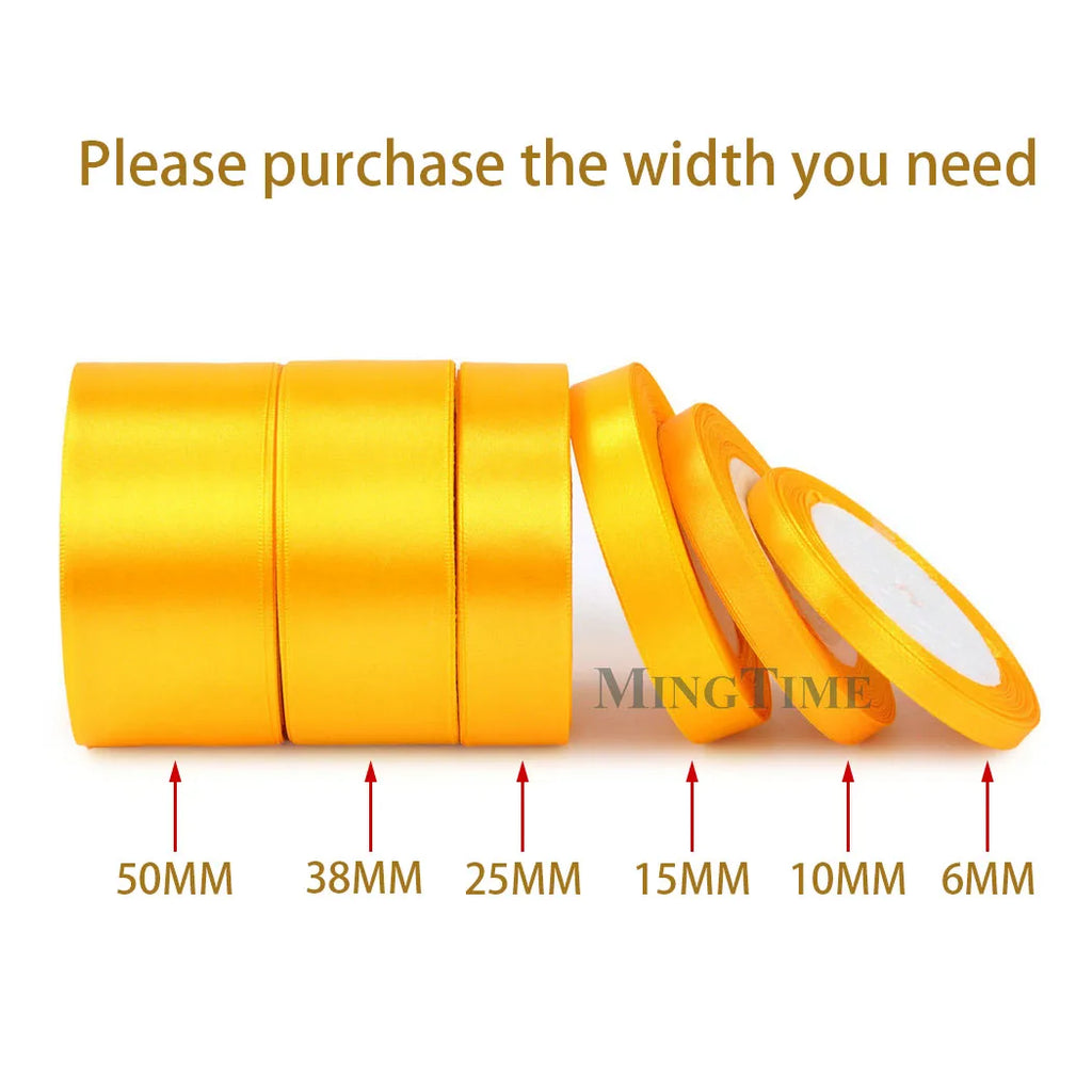 Satin Ribbon - 22M (6mm, 10mm, 15mm, 25mm, 38mm or 50mm)