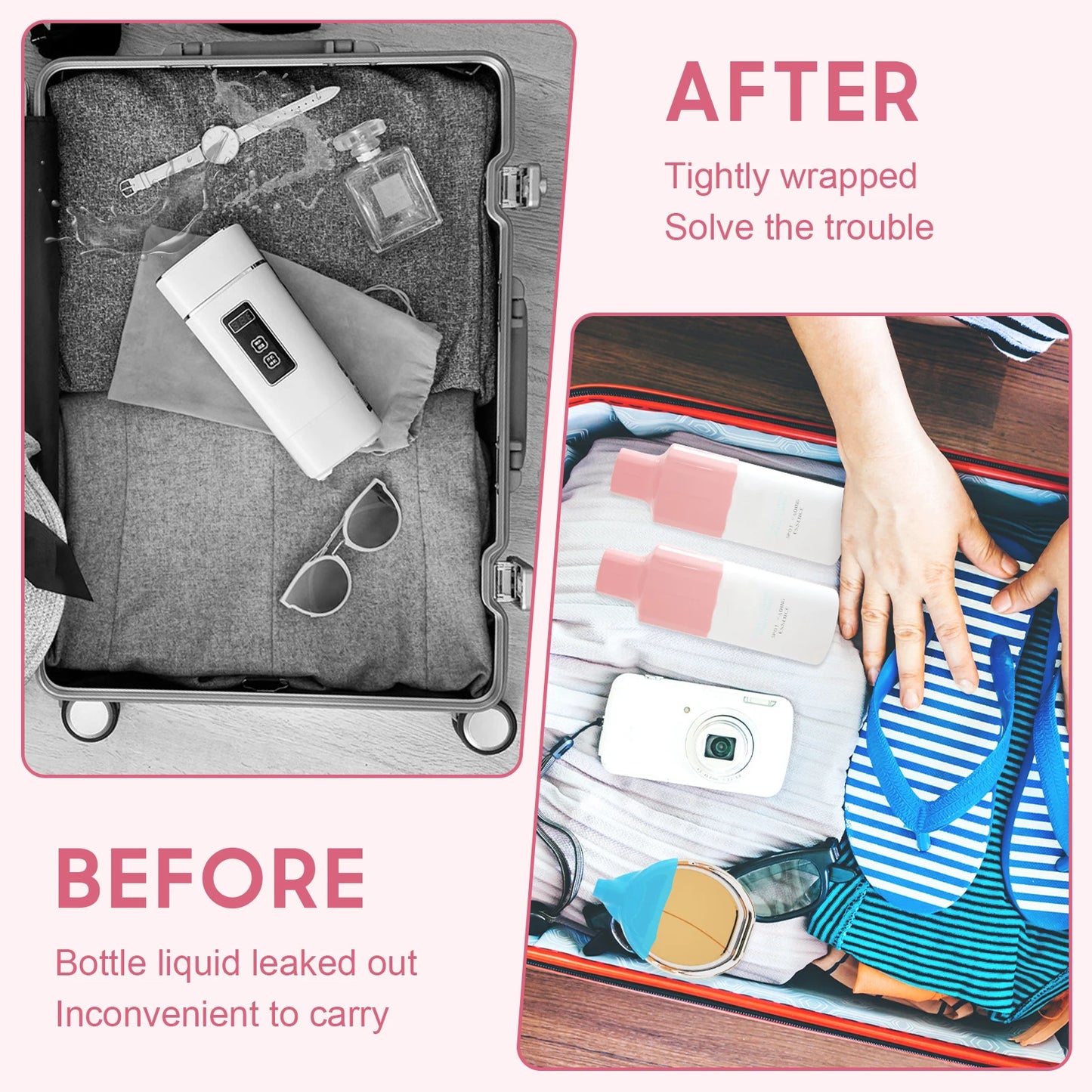 8Pcs Silicone Elastic Toiletries Covers