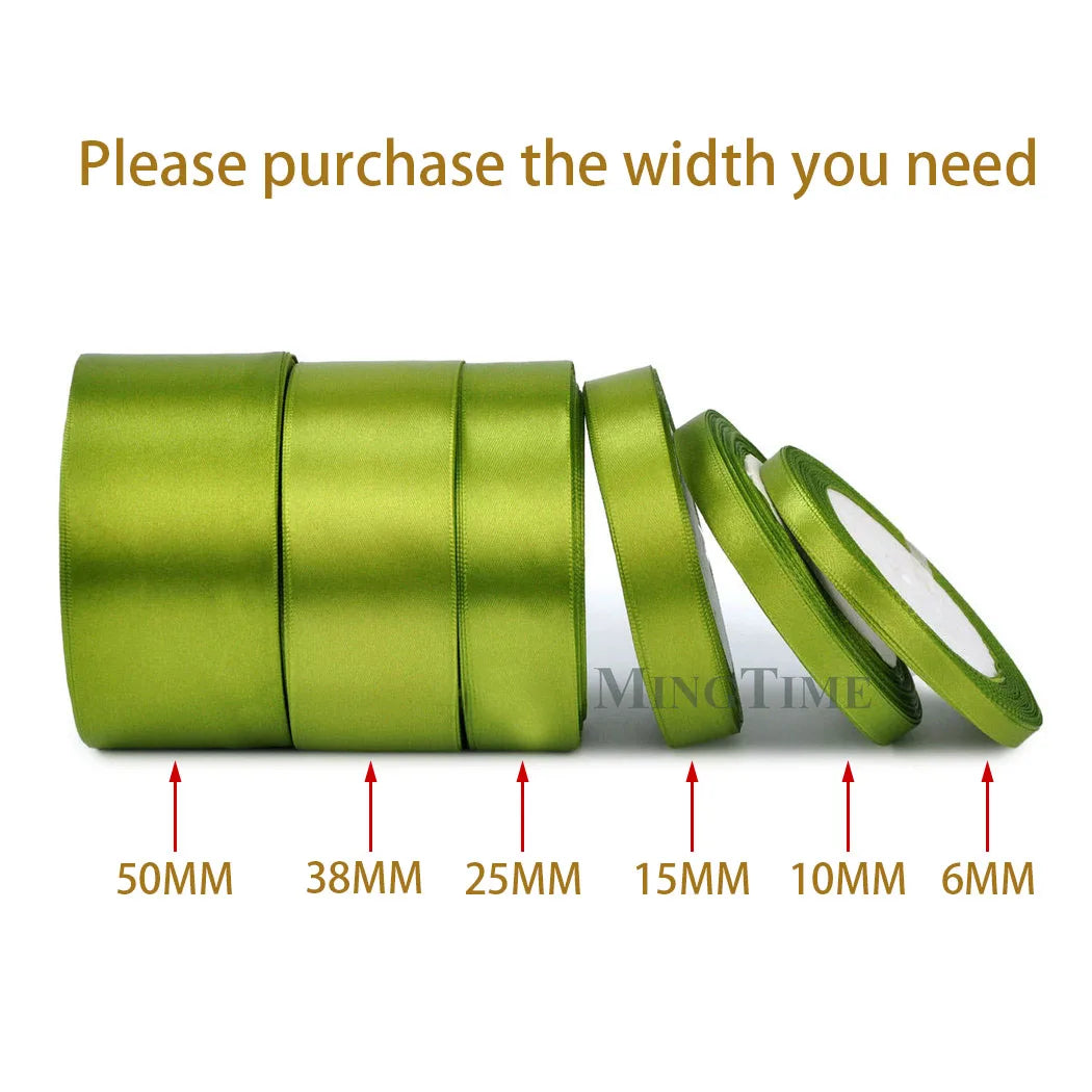 Satin Ribbon - 22M (6mm, 10mm, 15mm, 25mm, 38mm or 50mm)