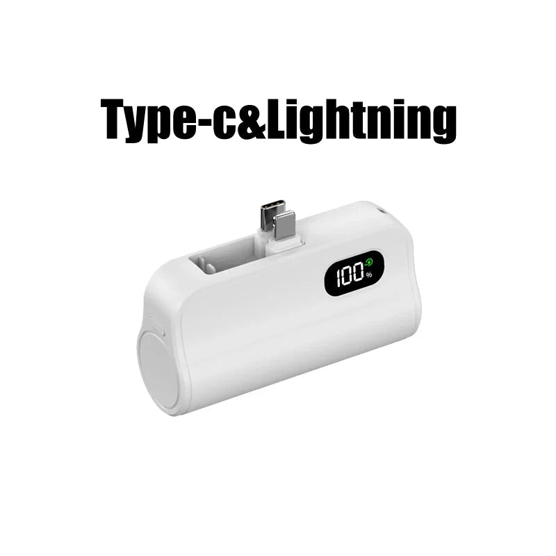 Mini Portable Travel Power Bank 5000mAh