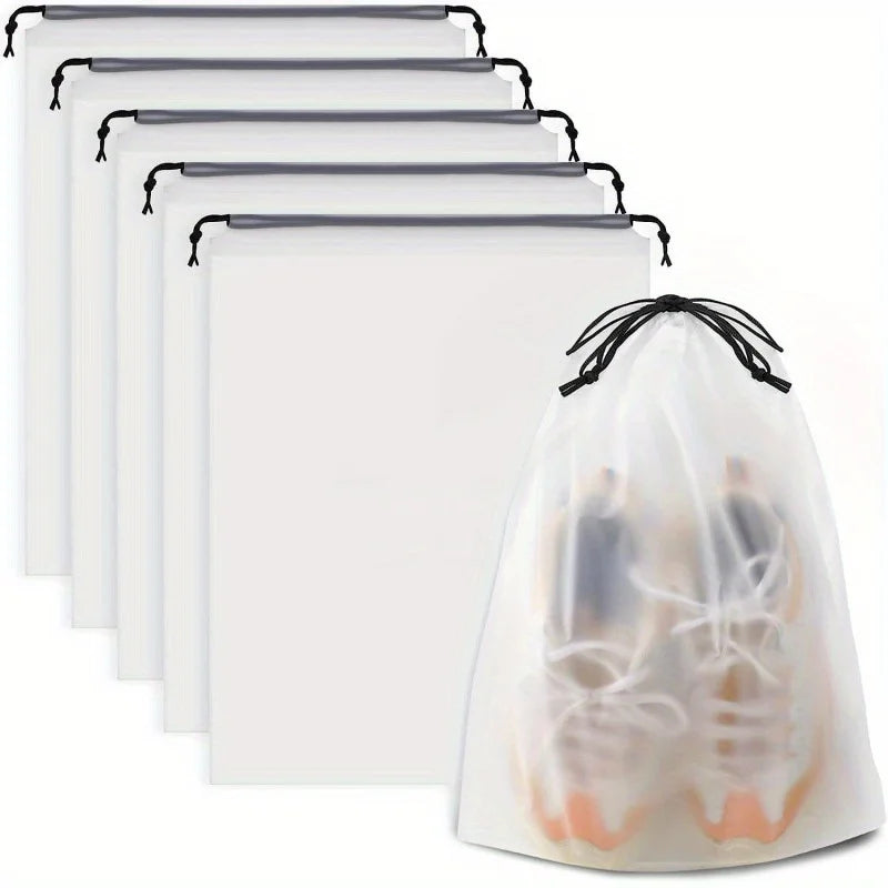 Transparent Travel Drawstring Bag