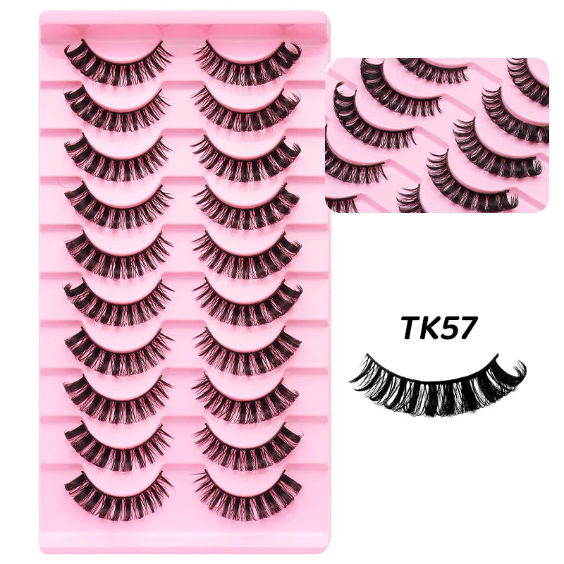 10 Pairs Russian Strip Lashes