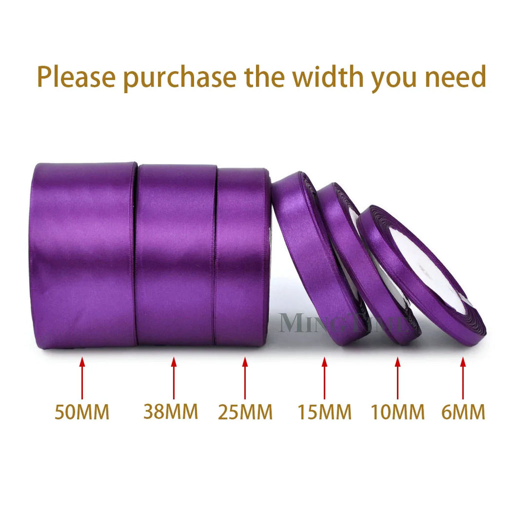 Satin Ribbon - 22M (6mm, 10mm, 15mm, 25mm, 38mm or 50mm)